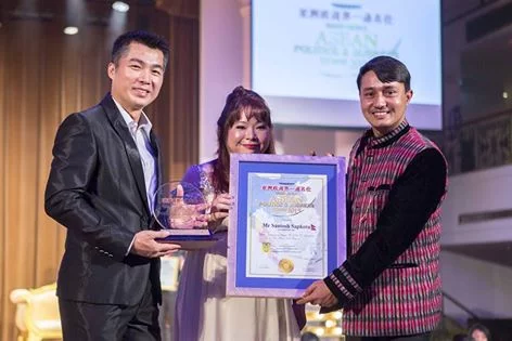 Santosh Sapkota receives International Award